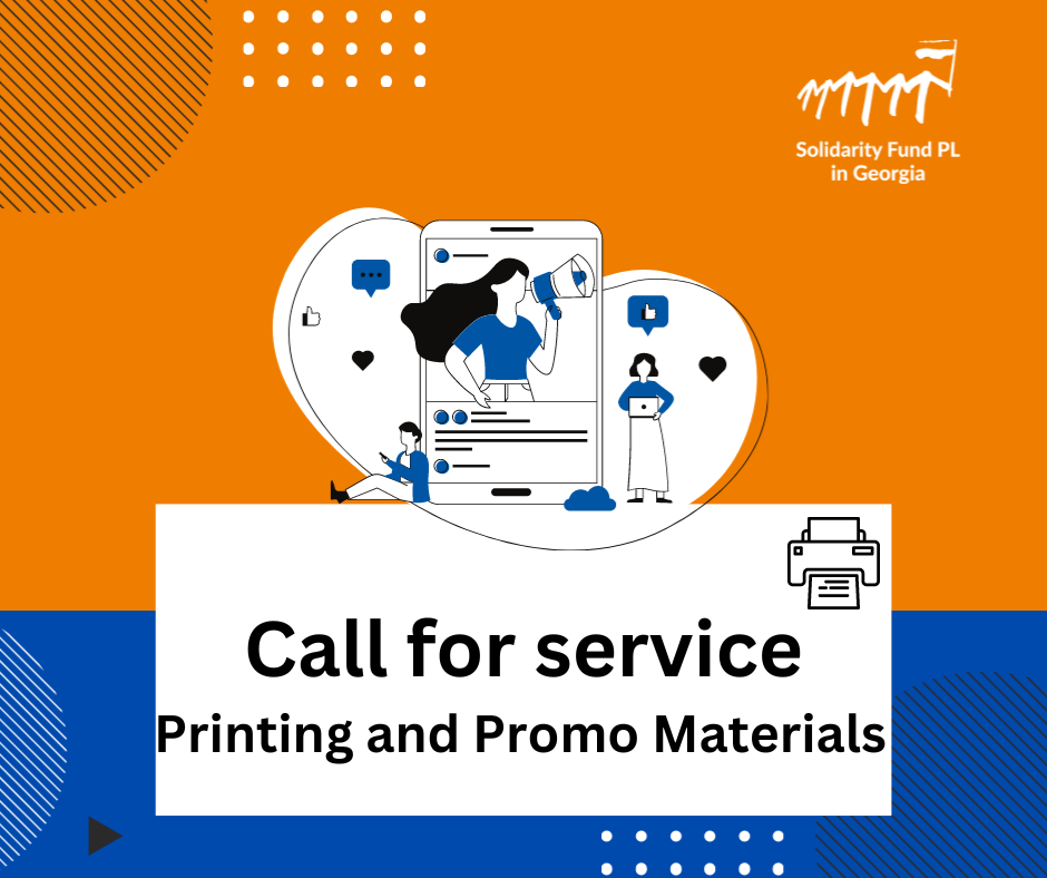 Call for Service: Printing and Promotional materials