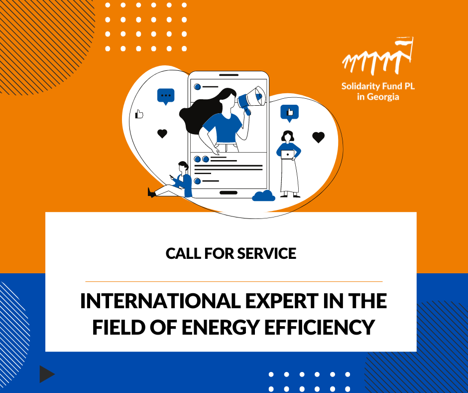 Call for Service: International expert in the field of Energy Efficiency