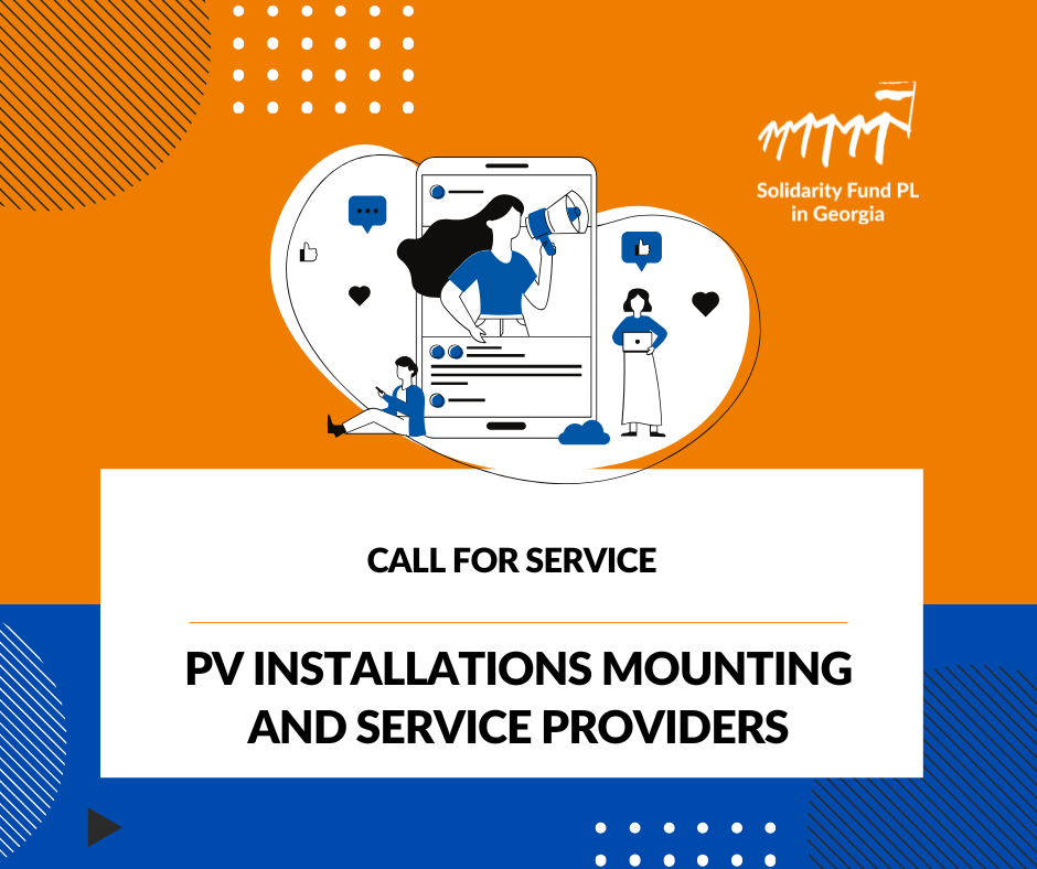 Call for Service for PV Installations Mounting and Service Providers